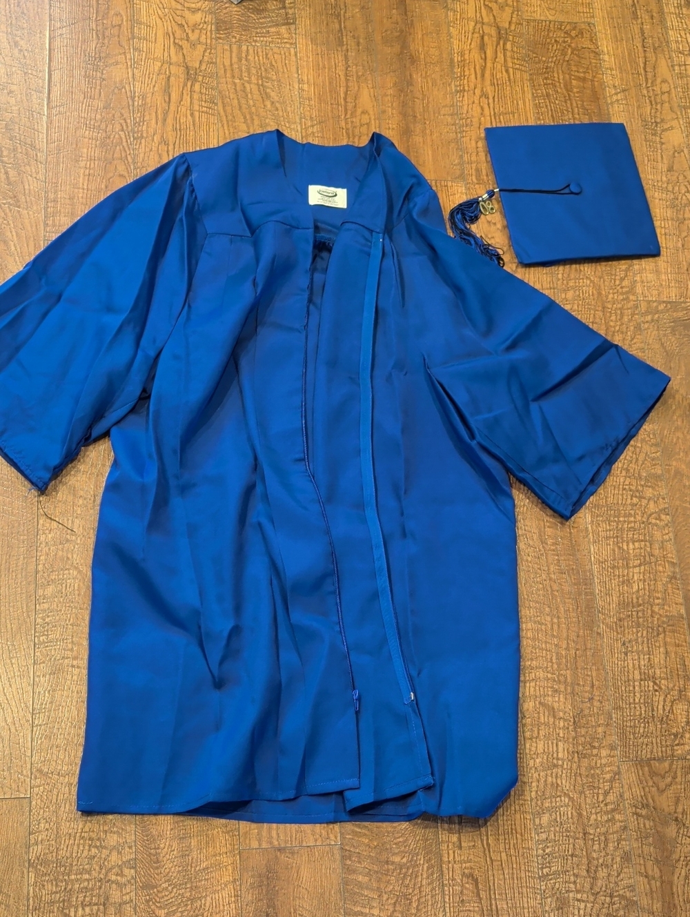 Royal Blue Graduation Gown